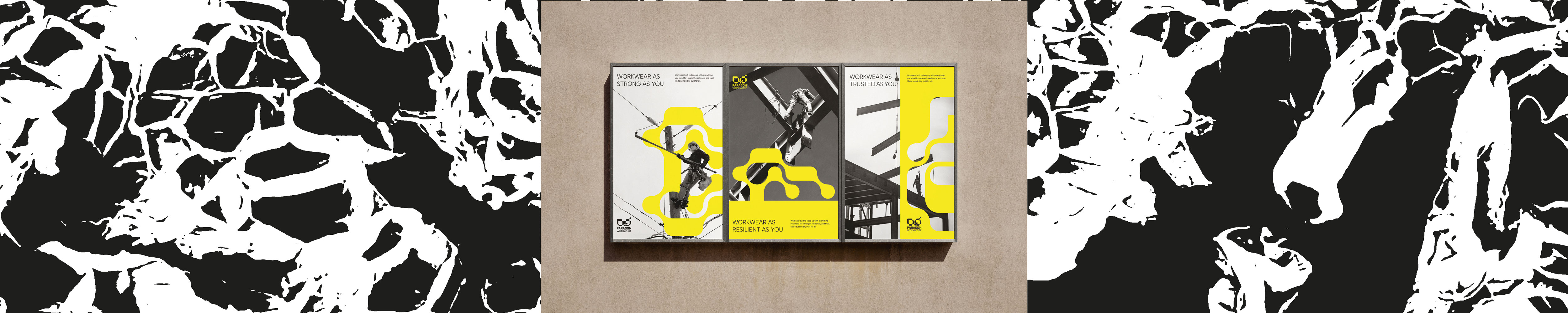 Macbook mock up of Paragon Workwear website