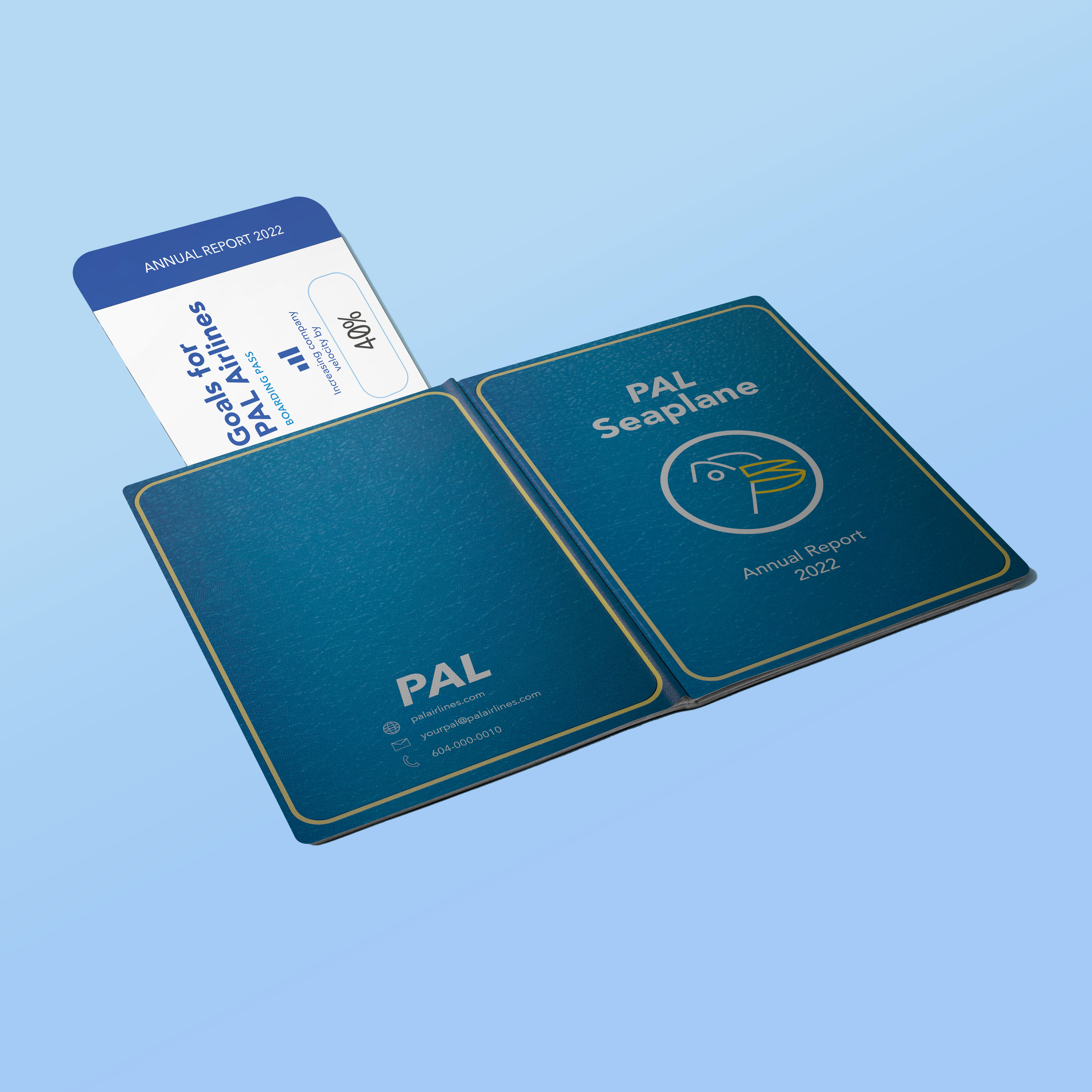 PAL Seaplane is a fictional annual report inspired by the video game series 'Animal Crossing' which imagines what an annual report might have looked like for an airline company.